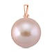 9K Rose Gold Multi Colour Edison Pearl Pendant 8.00 Ct.