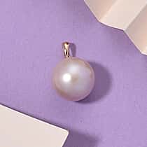 9K Rose Gold Multi Colour Edison Pearl Pendant 8.00 Ct.