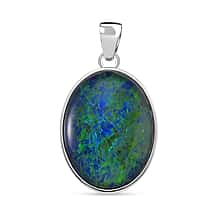 Rhapsody 950 Platinum AAAA Boulder Opal Solitaire Pendant 10.01 Ct,