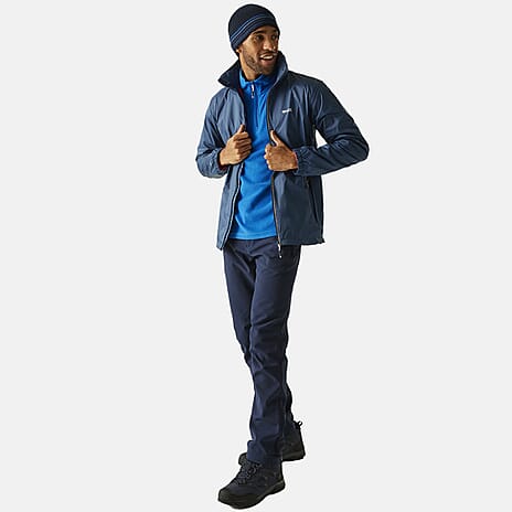 Regatta Mens Waterproof Jacket (Size L) - Navy Blue