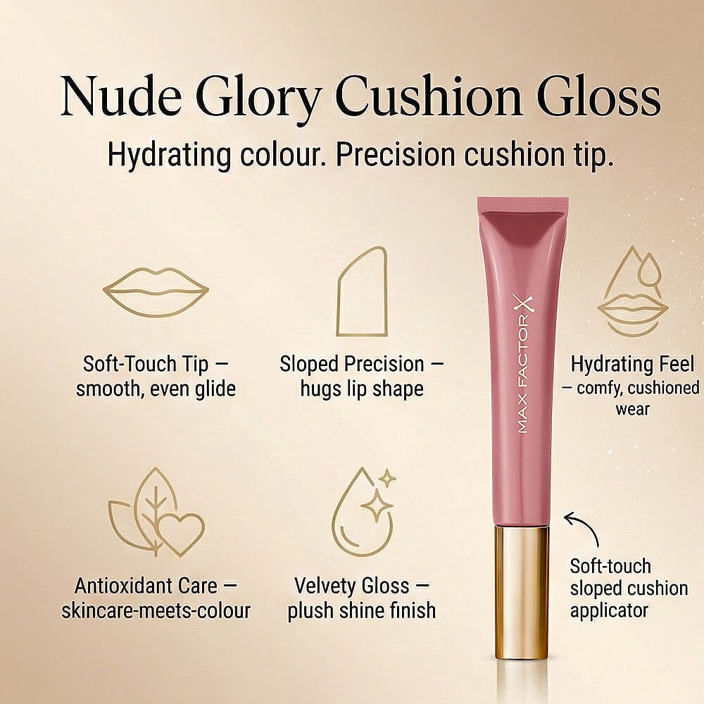 Max Factor Lip Cushion Gloss Nude Glory