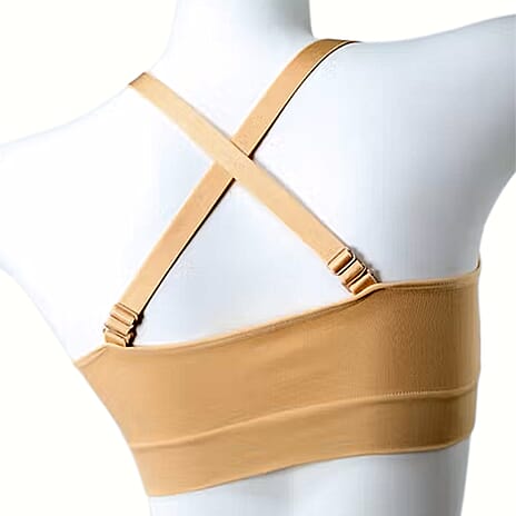 Comfortisse Padded Bra with Instant Uplift - Support (Size L) - Nude