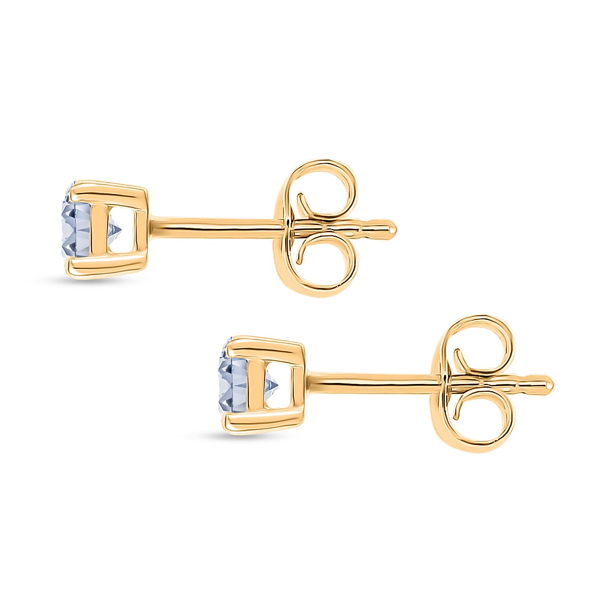 Luxuriant Lab Grown Diamond Earring in 18K YG VermeilSterling Silver  0.514  Ct.