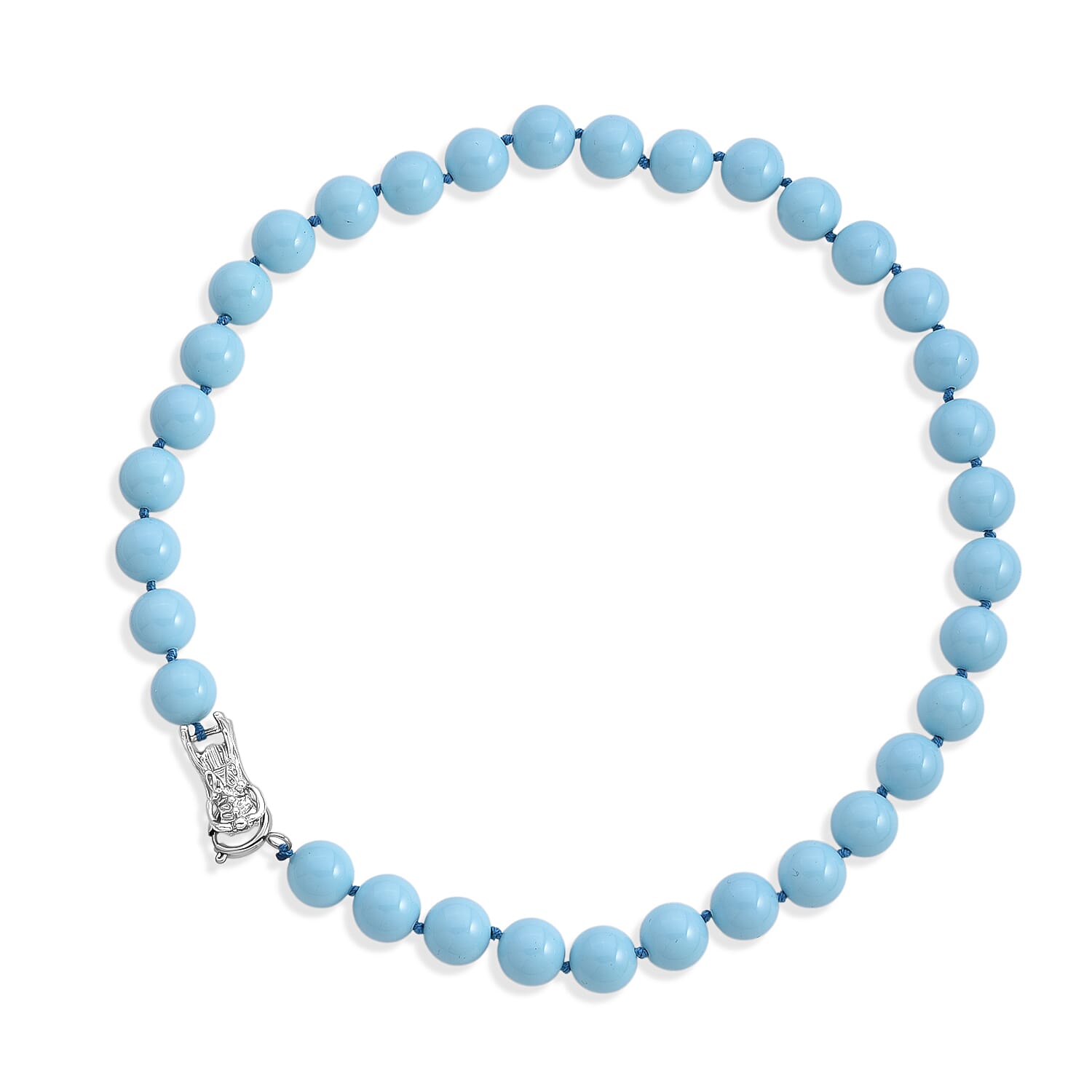 Sleeping Beauty Color Shell Pearl Beads Necklace (Size - 20) 350.00 Ct.