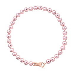 Pink Shell Pearl Beads Necklace (Size - 20) 350.00 Ct.