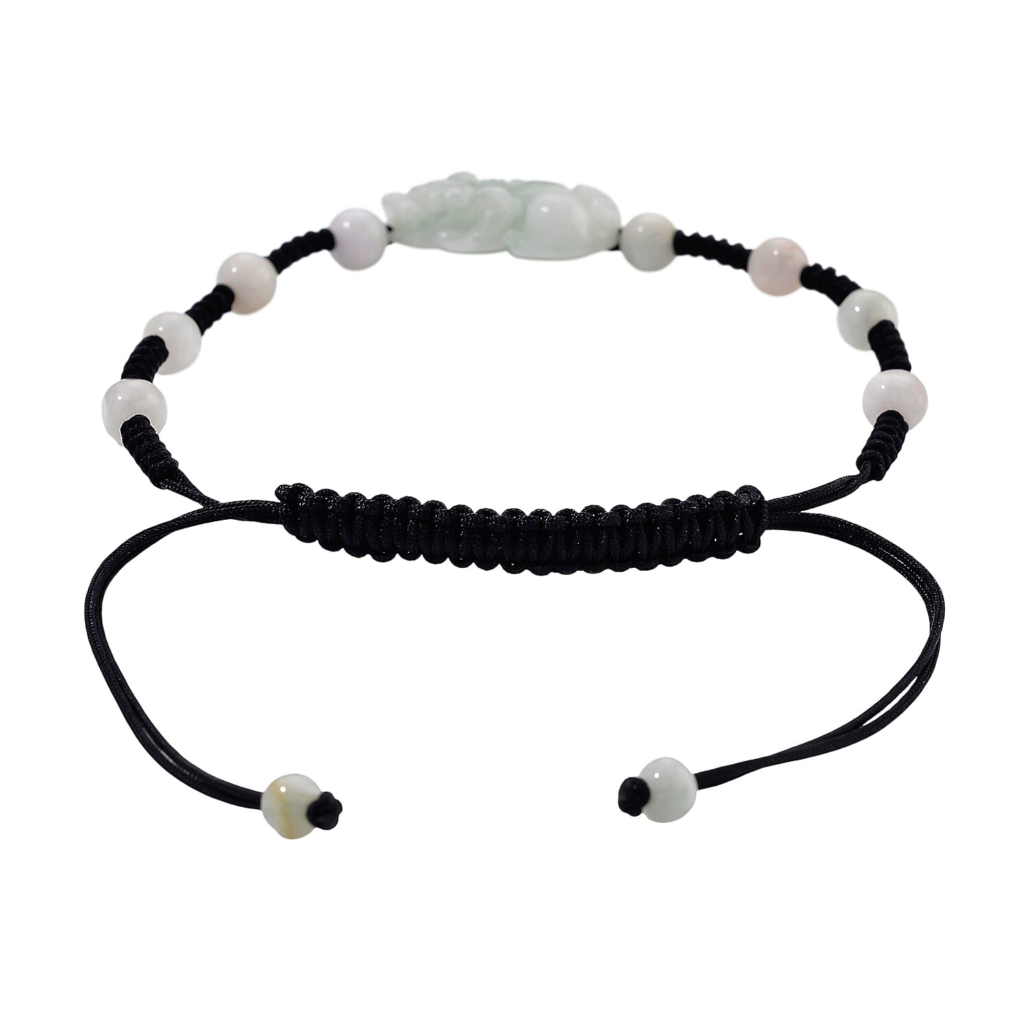 White Jade Stone Bracelet  35.000  Ct.