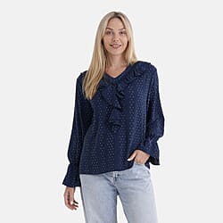 La Marey French Style Frill Blouse