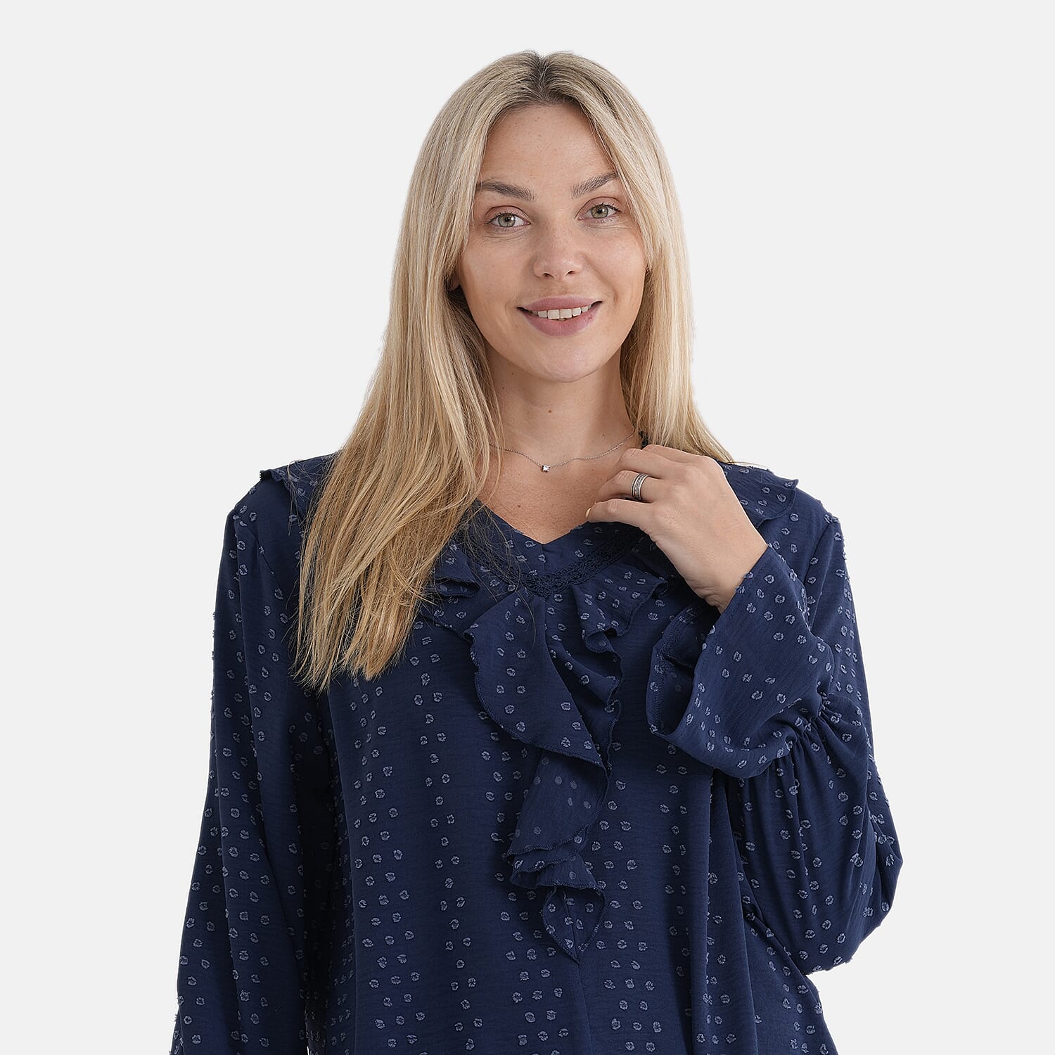 La Marey French Style Frill Blouse