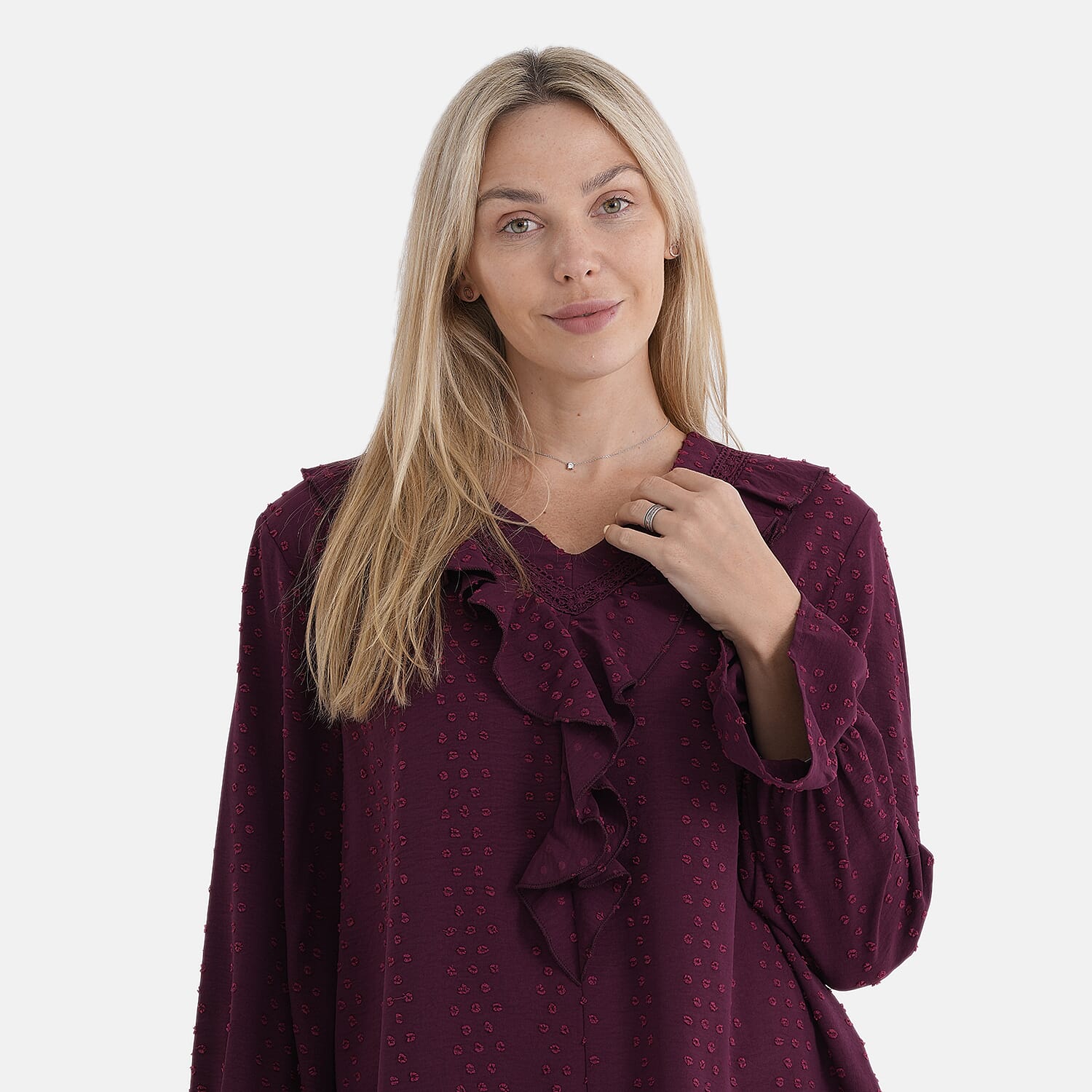 La Marey French Style Frill Blouse