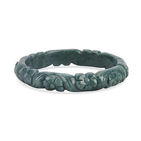 Natural Jadeite Jade Bangle (Size 7.5) 200.00 Ct.