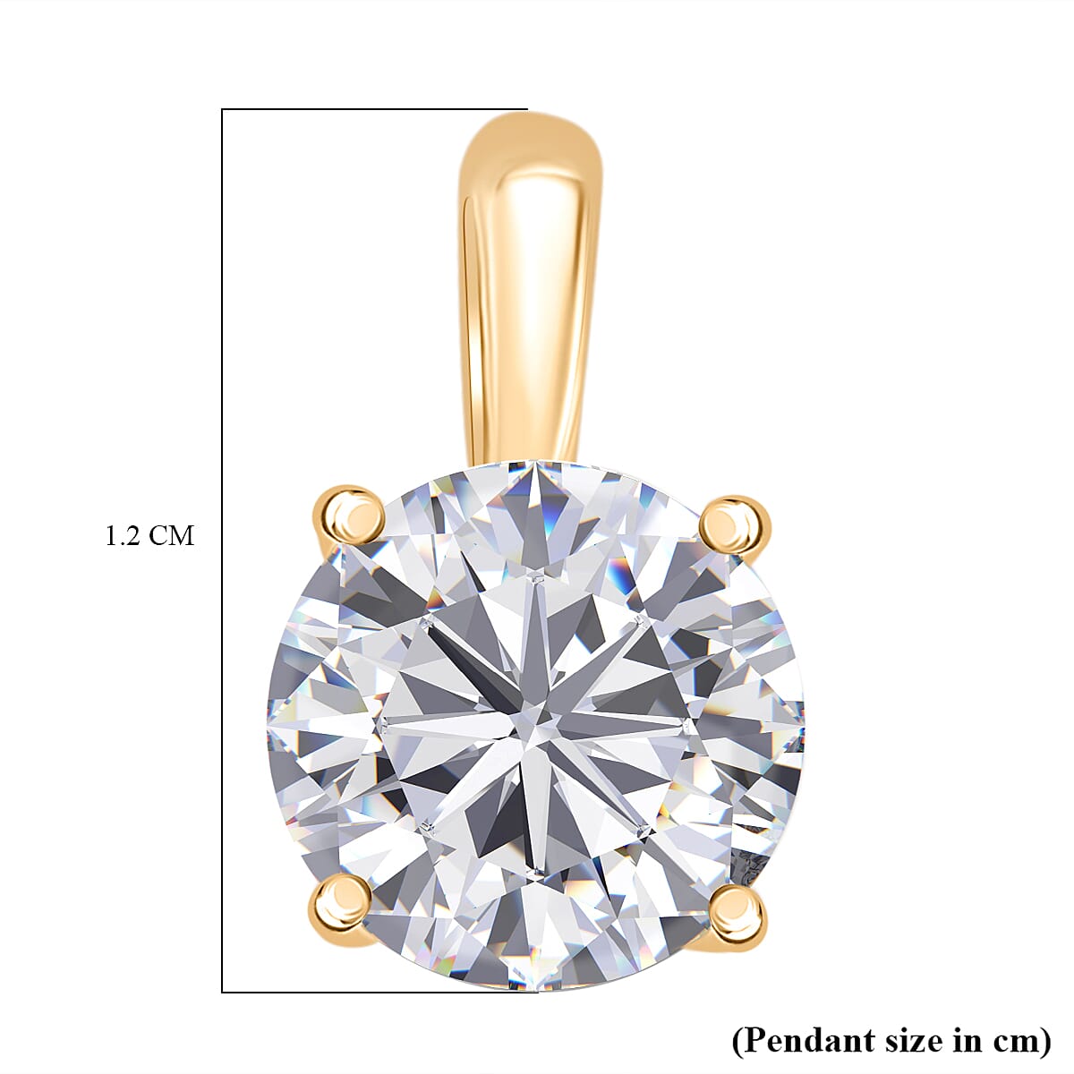 BLACK FRIDAY DOORBUSTER DEAL - 9K Yellow Gold NGIC Certified Lab Grown Diamond (VVS1-E) Heart and Arrow Pendant 1.00 Ct.