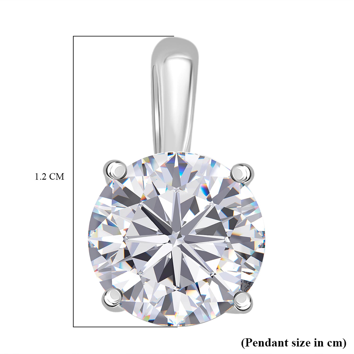 9K White Gold NGIC Certified Lab Grown Diamond (VVS1-E) Heart and Arrow Pendant 1.00 Ct.