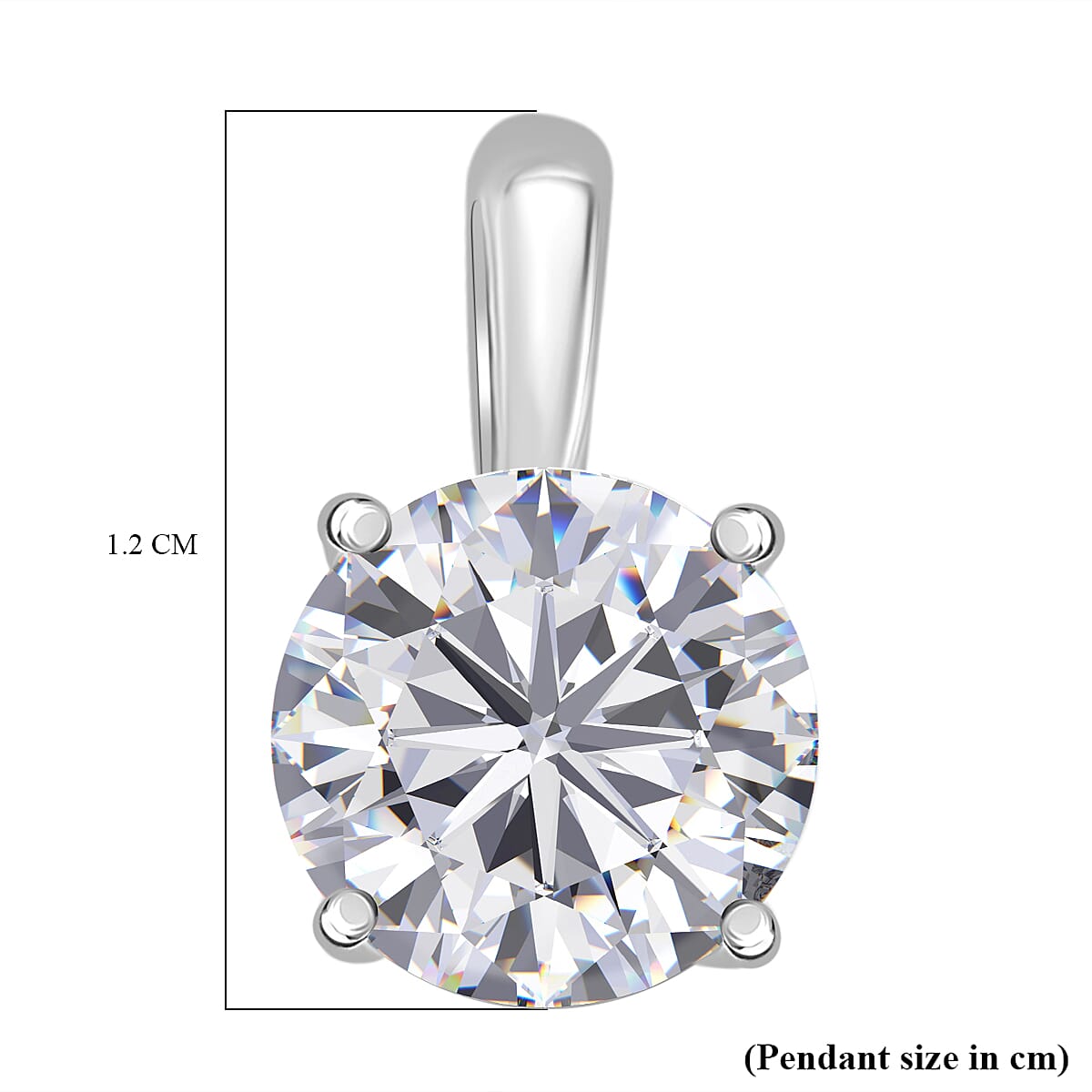 BLACK FRIDAY DOORBUSTER DEAL - 9K White Gold NGIC Certified Lab Grown Diamond (VVS1-E) Heart and Arrow Pendant 1.00 Ct.