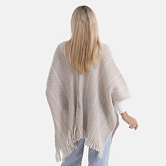 https://tjcuk.sirv.com/Products/83/6/8360264/La-Marey-Patterned-Poncho-Size-One-Size-Beige_8360264_1.jpg?w=342&h=342