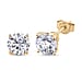 DOORBUSTER DEAL - 9K White Gold NGIC Certified Lab Grown Diamond (VVS2-E) Stud Push Post Earring 2.00 Ct.
