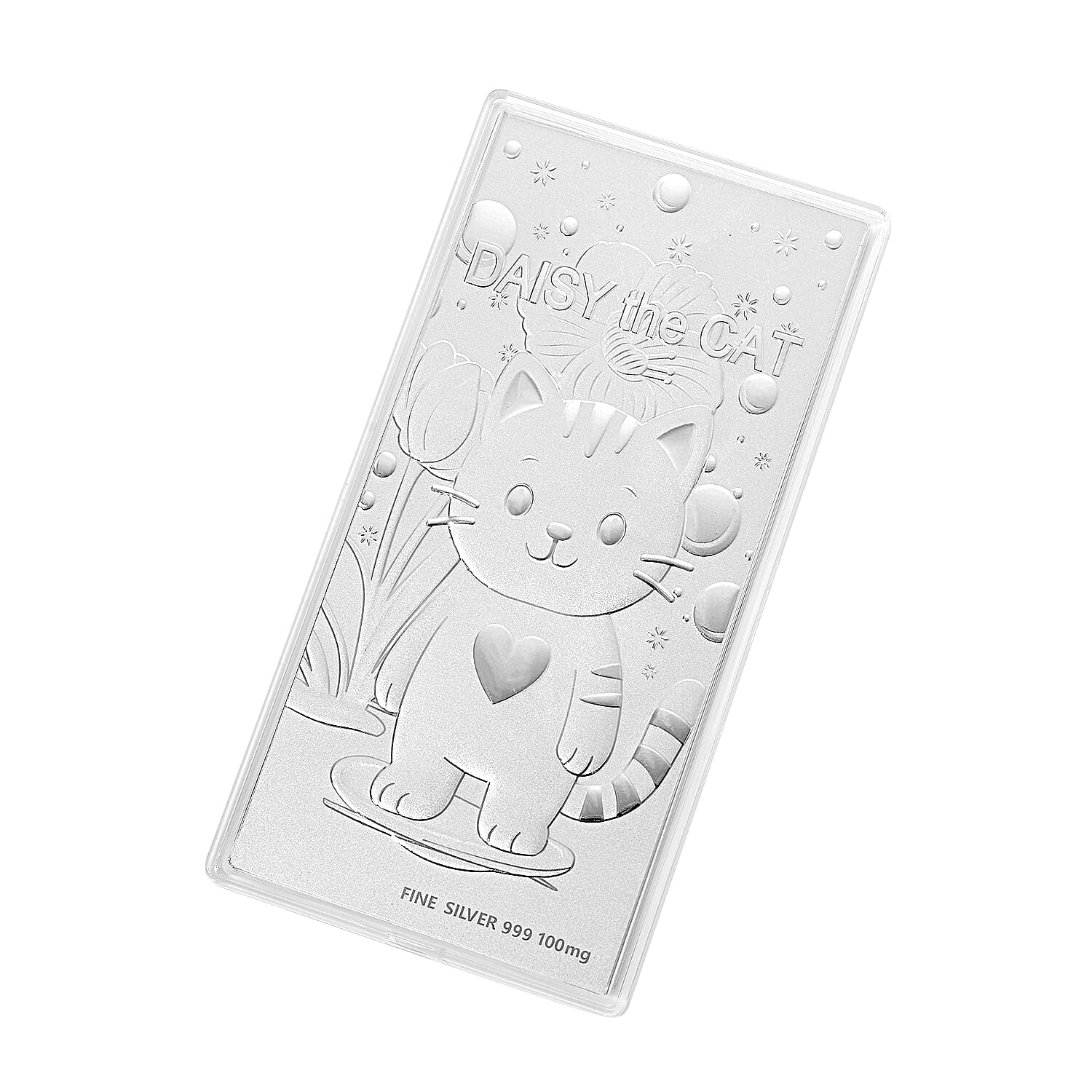 999 Pure Silver (99.9% Purity) Daisy the Cat Collectible