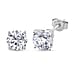 DOORBUSTER DEAL - 9K White Gold NGIC Certified Lab Grown Diamond (VVS2-E) Stud Push Post Earring 2.00 Ct.
