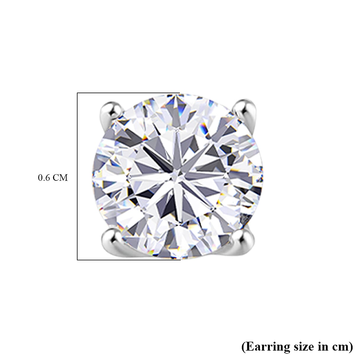 BLACK FRIDAY DOORBUSTER DEAL - 9K White Gold NGIC Certified Lab Grown Diamond (VVS2-E) Stud Push Post Earring 2.00 Ct.