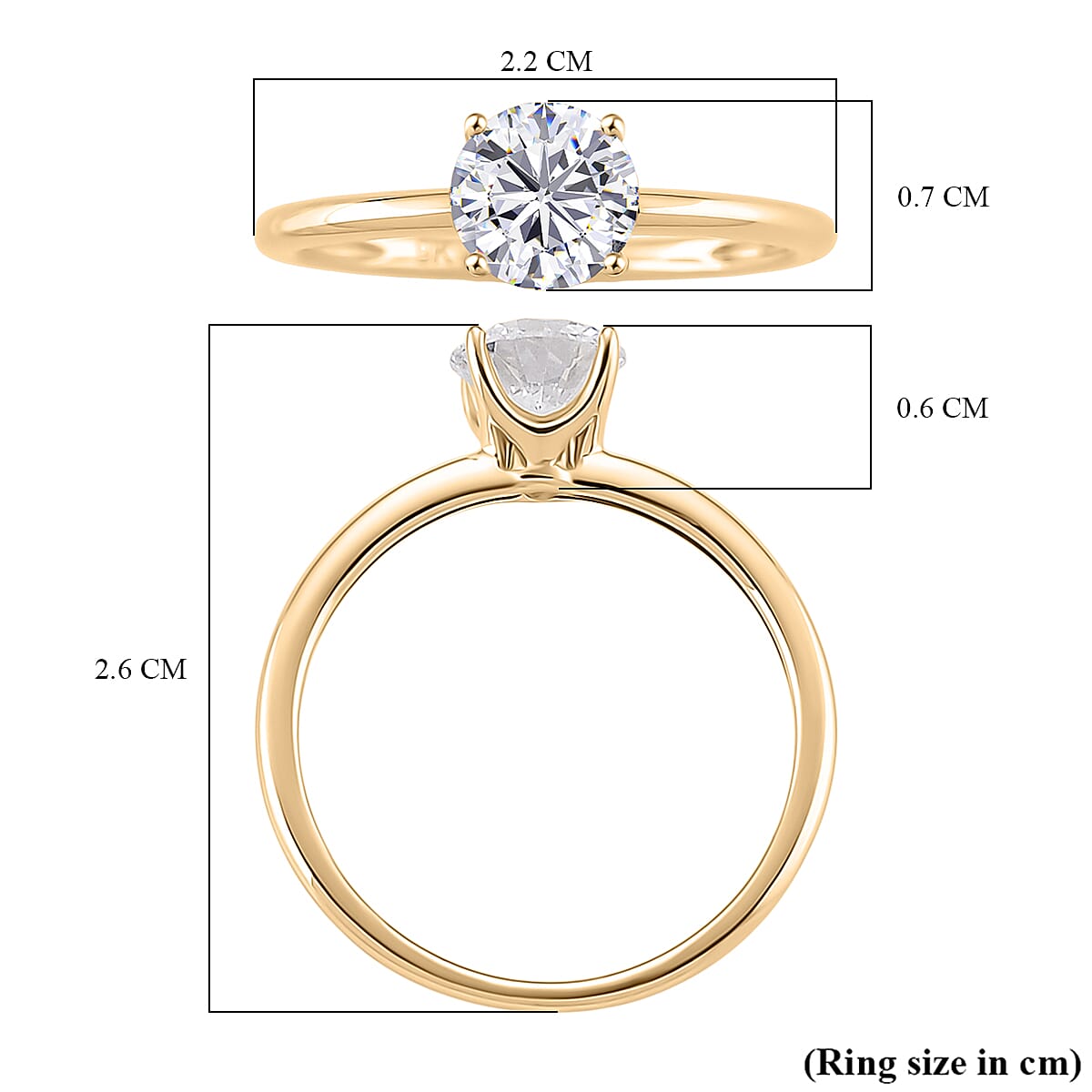 BLACK FRIDAY DOORBUSTER DEAL - 9K Yellow Gold NGIC Certified (VVSI-E) Lab Grown Diamond Solitaire Ring 1.00 Ct.