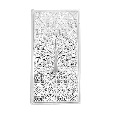 White Silver (99.9% Purity) Tree Of Life Collectable