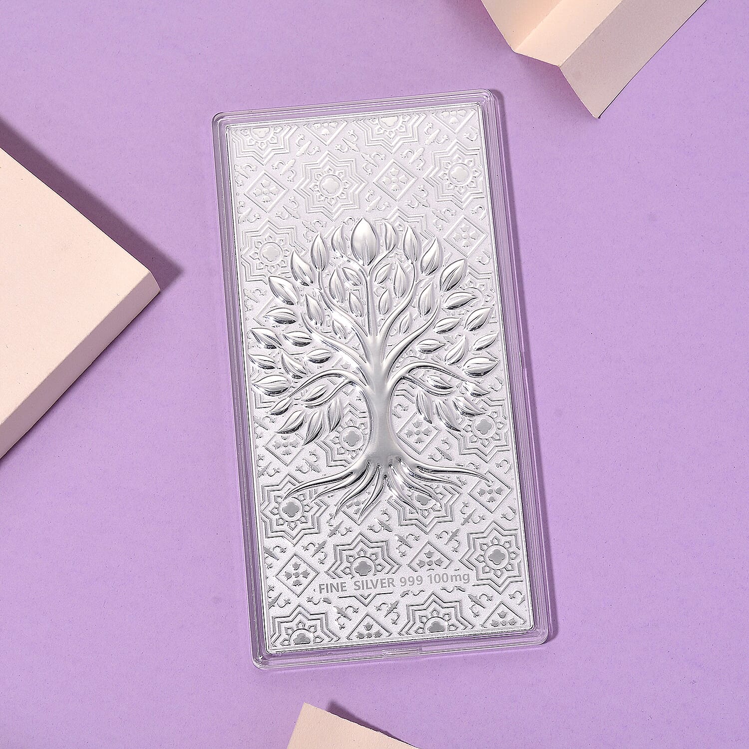 White Silver (99.9% Purity) Tree Of Life Collectable