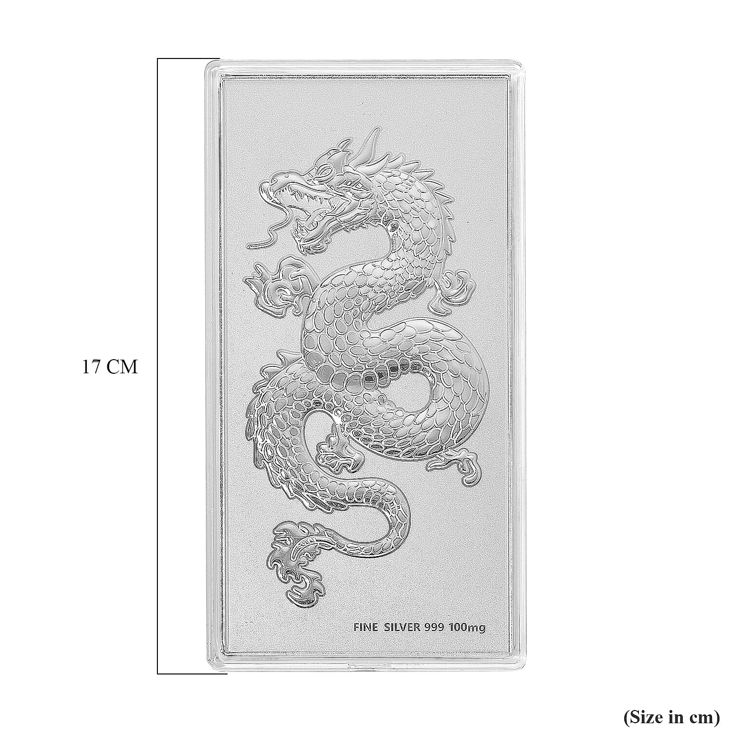 999 Pure Silver (99.9% Purity) Dragon Collectible