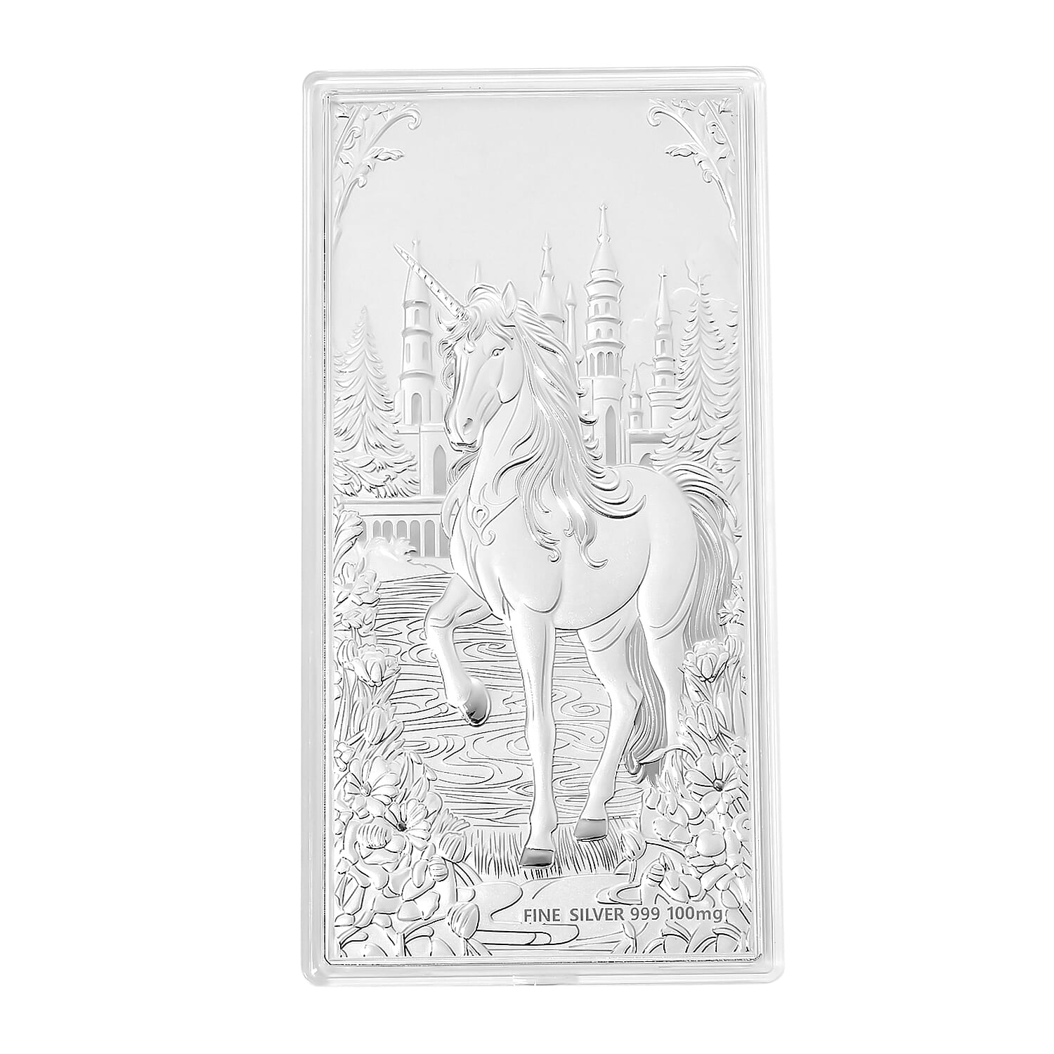 White Silver (99.9% Purity) Unicorn Collectable