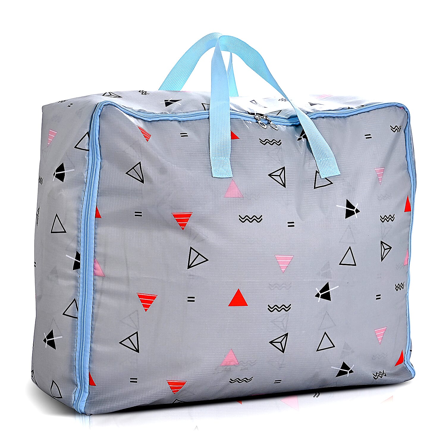 Bliss - Beyond 4-Piece Tropical Leaf Print Storage Box Set - Blue