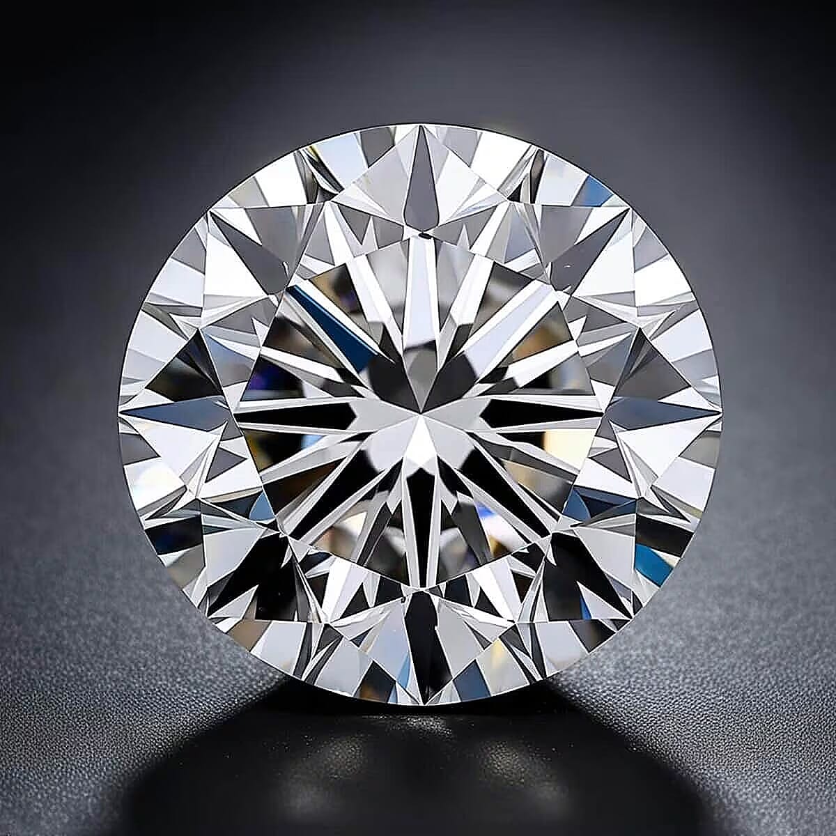 IGI Certified Round Brilliant Cut Lab Grown Diamond (VS2-G) Gemstone 3.00 Ct.