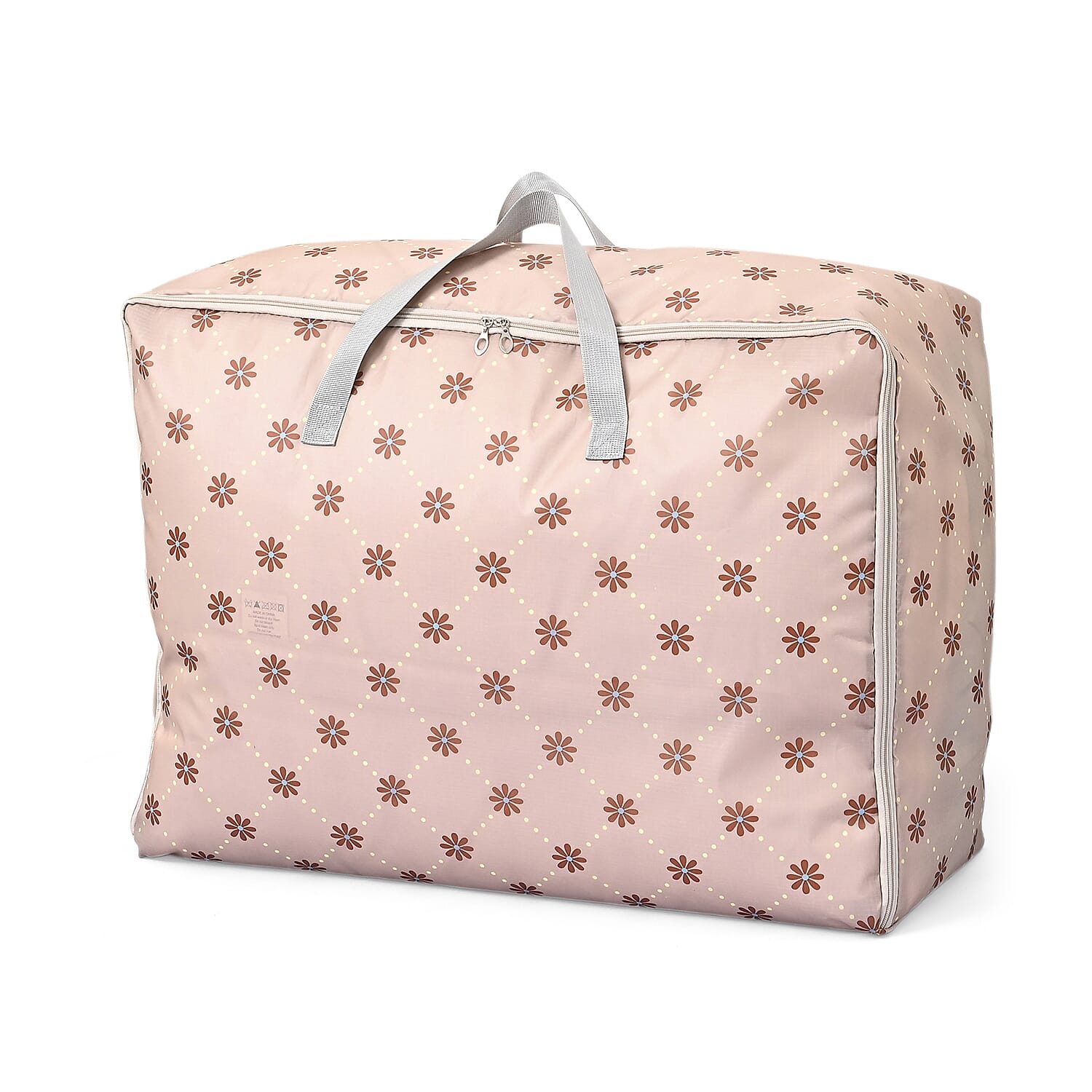 BLISS - BEYOND 4-Piece Floral Print Storage Bag Set - Beige