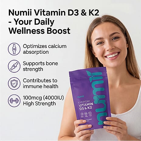 THE PICK OF GALA DEAL - Numii Vitamin D3 K2 - 365 tablets