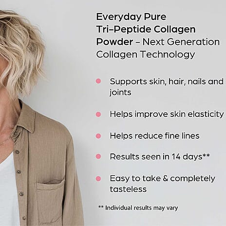 Nu-Mii EveryDay Pure Tri-Peptide Collagen Powder with 500 Dalton Molecular Weight - 100% Grass Fed Bovine Collagen - 100gm