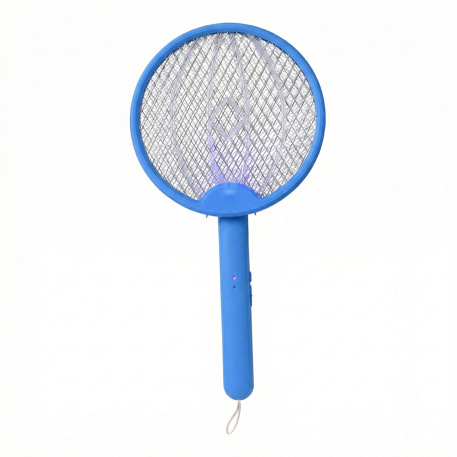 3-in-1 Folding Electric Mosquito Swatter - USB Rechargeable 500mAh, 2-3 Hour Battery (45 X 23 CM) - Blue