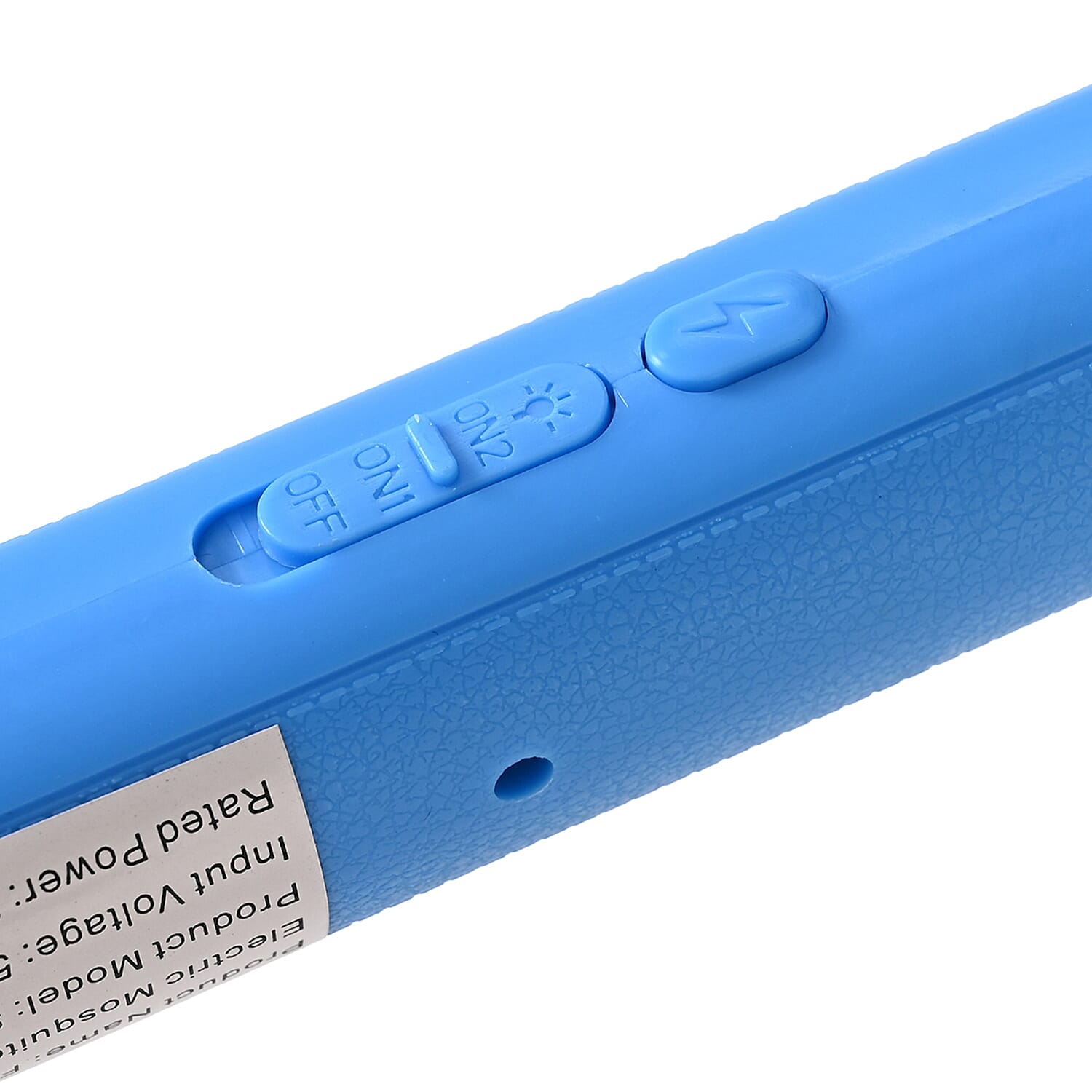 3-in-1 Folding Electric Mosquito Swatter - USB Rechargeable 500mAh, 2-3 Hour Battery (45 X 23 CM) - Blue