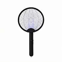 3-in-1 Folding Electric Mosquito Swatter - USB Rechargeable 500mAh, 2-3 Hour Battery (45 X 23 CM) - Black