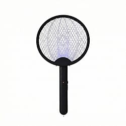 3-in-1 Folding Electric Mosquito Swatter - USB Rechargeable 500mAh, 2-3 Hour Battery (45 X 23 CM) - Black