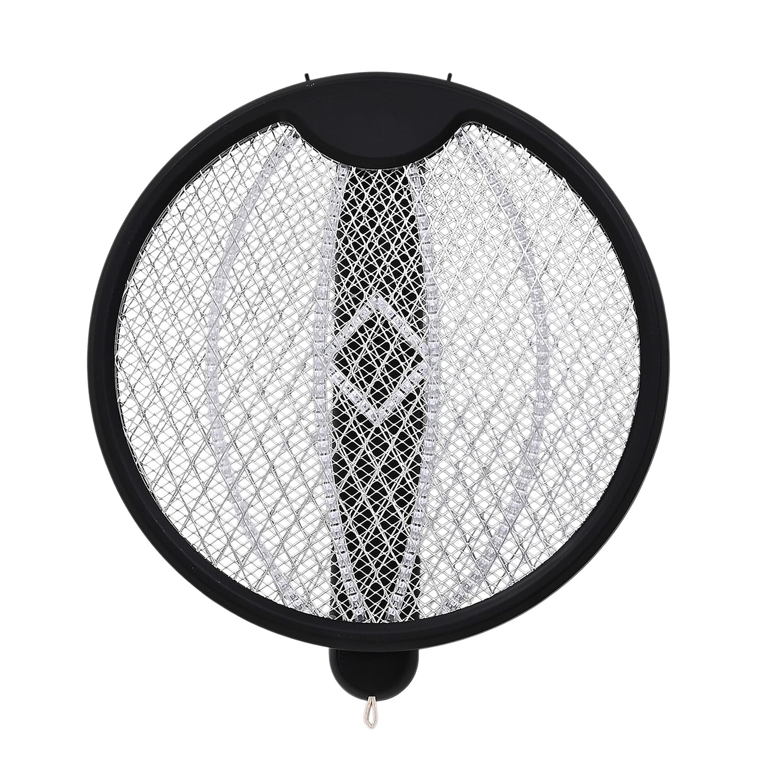 3-in-1 Folding Electric Mosquito Swatter - USB Rechargeable 500mAh, 2-3 Hour Battery (45 X 23 CM) - Black