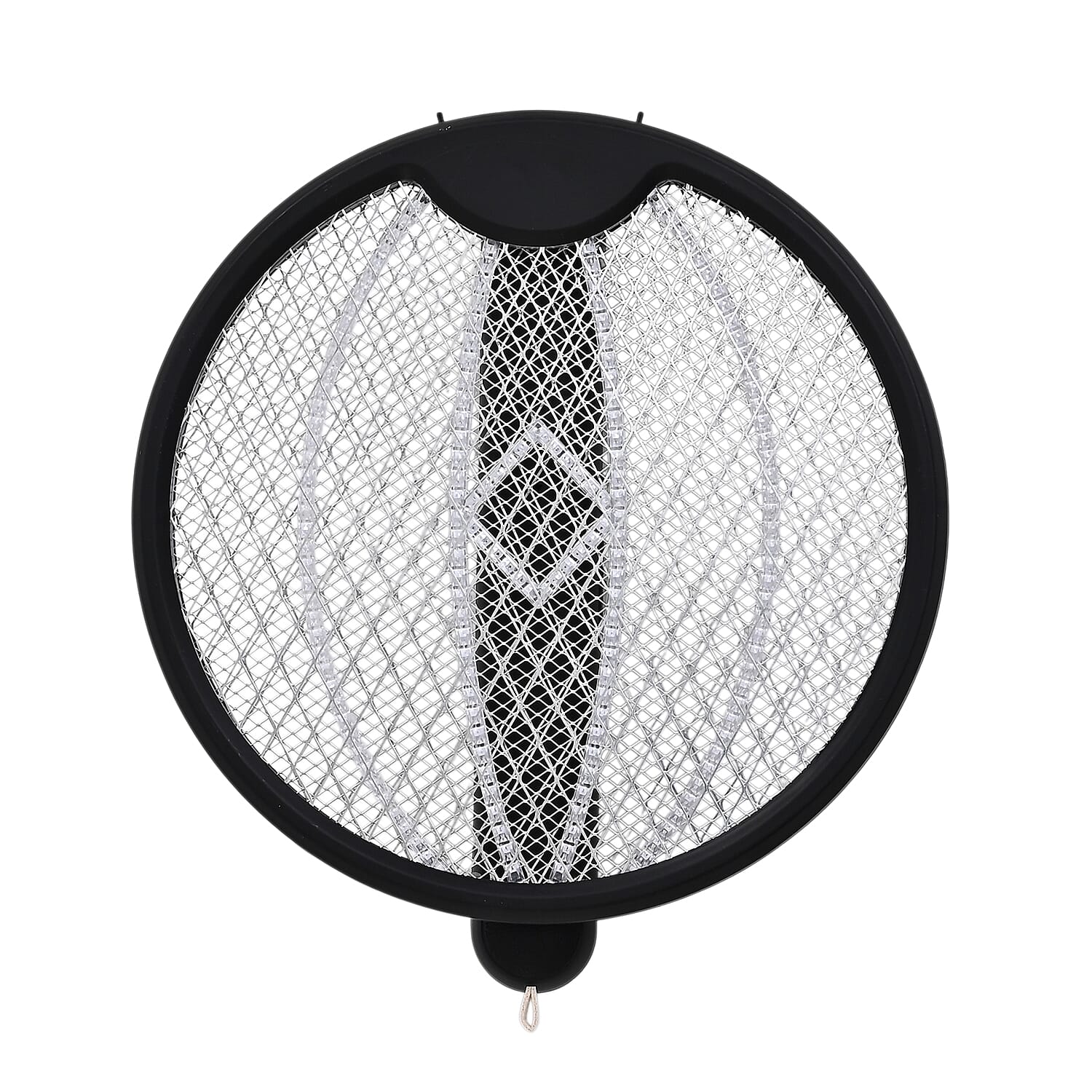 3-in-1 Folding Electric Mosquito Swatter - USB Rechargeable 500mAh, 2-3 Hour Battery (45 X 23 CM) - Black