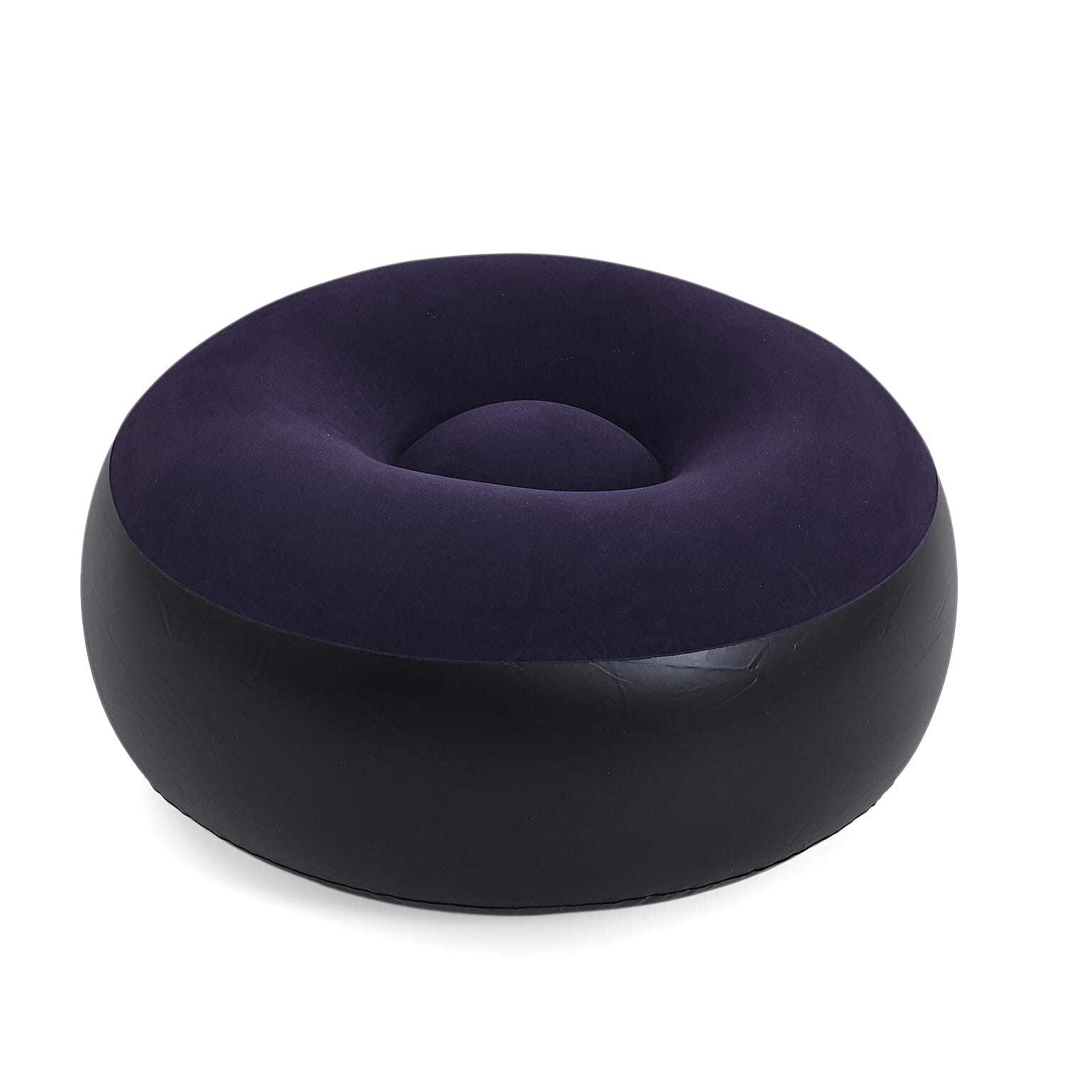Inflatable Chair with Ottoman Footrest - Navy