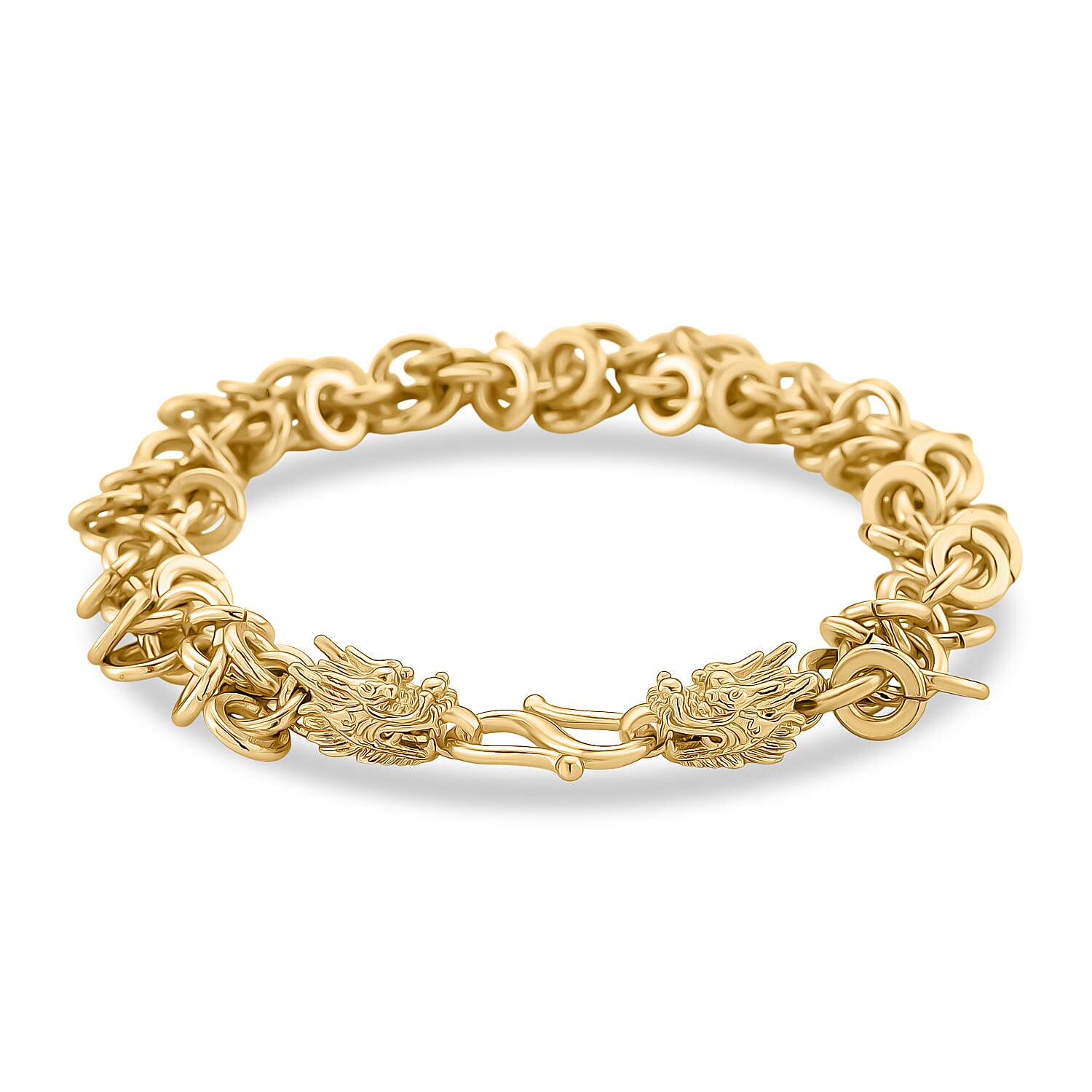 Fancy Bracelet (Size - 8) Pure Yellow Brass