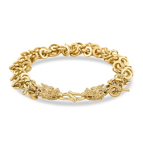 Fancy Bracelet (Size - 8) Pure Yellow Brass