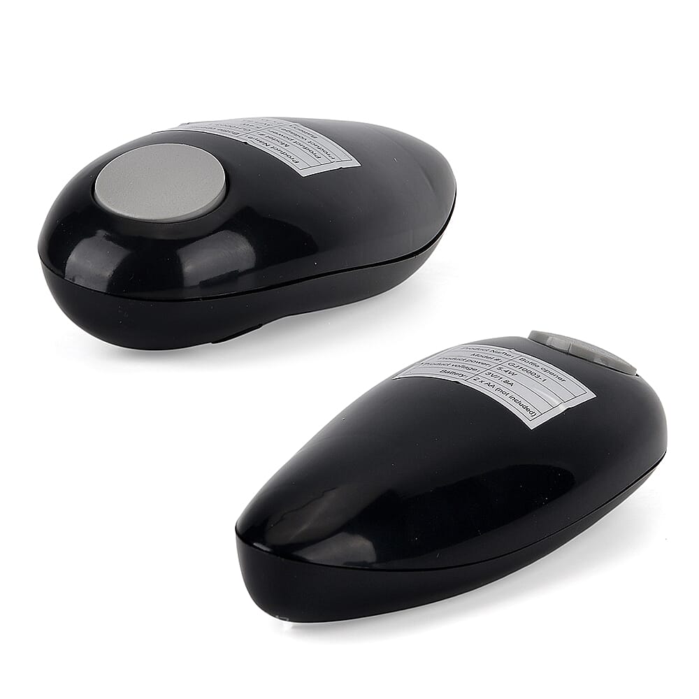 Livmore Automatic Can Opener - Battery Operated (2 x AA not inc) - Black