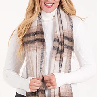https://tjcuk.sirv.com/Products/83/6/8363823/QED-Checked-Fluffy-Scarf-Free-Size-Cream_8363823.jpg?w=342&h=342