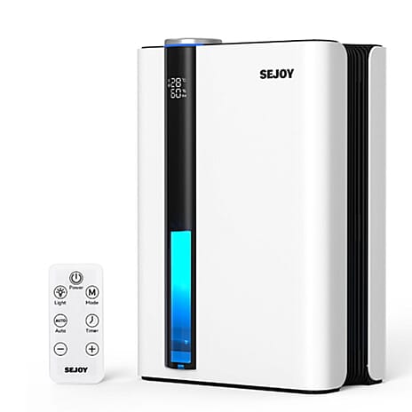 BLACK FRIDAY DEAL - SEJOY Electric Dehumidifier with Remote (2.5L) - White