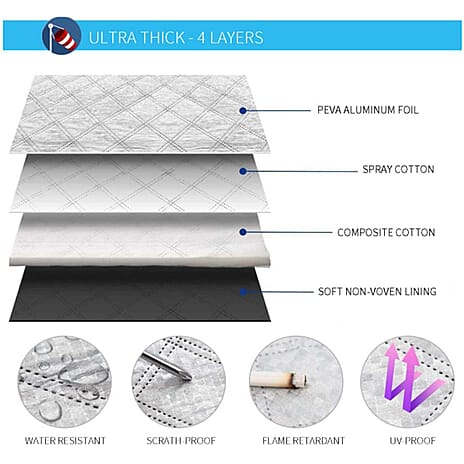 Rolson Exterior Car Accessories (Size - One Size) - Grey