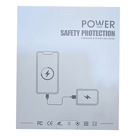 Portable Wireless Power Bank (10000mAh) - Black