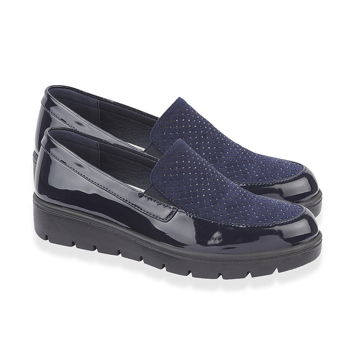 Shoertee-Comfort-Ladies-Shoe-Size-3-Navy