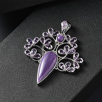 https://tjcuk.sirv.com/Products/83/6/8364081/D-Joy-Chaorite-African-Amethyst-Pendant-in-Rhodium-Overlay-Sterling-Si_8364081_1.jpg?w=342&h=342