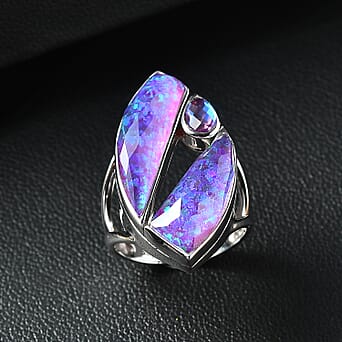 https://tjcuk.sirv.com/Products/83/6/8364181/D-Joy-Opal-Doublet-Rainbow-Lavender-Ring-in-Rhodium-Overlay-Sterling-S_8364181_1.jpg?w=342&h=342