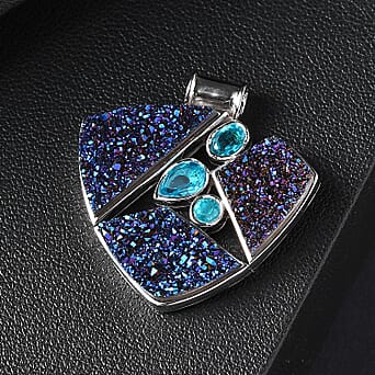 https://tjcuk.sirv.com/Products/83/6/8364304/Sajen-Silver-Paraiba-Triplet-Quartz-Drusy-Agate-Pendant-in-Rhodium-Ove_8364304_1.jpg?w=342&h=342